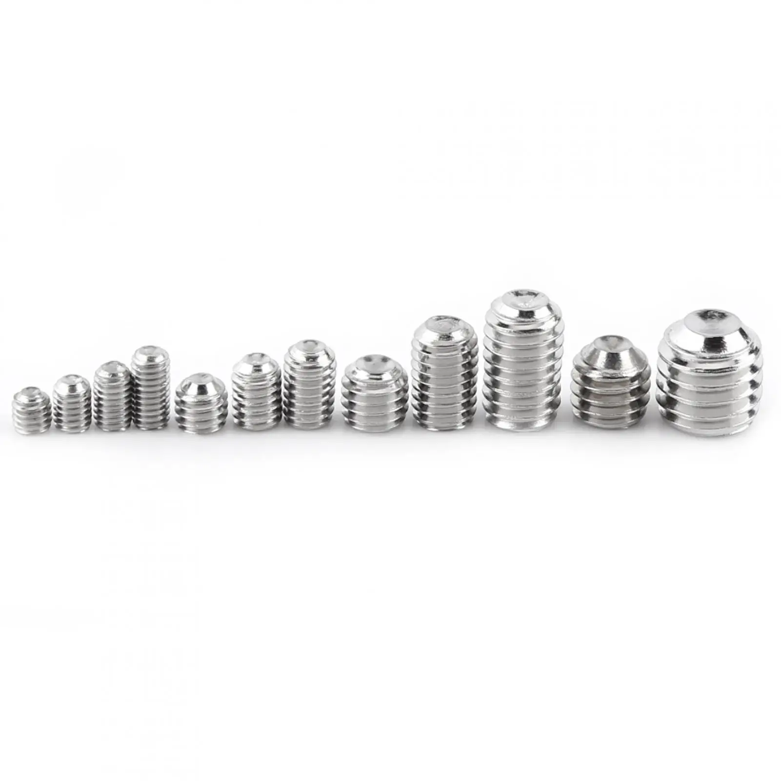 Din916 M3 M4 M5 M6 screw stainless steel hex socket grub set screw