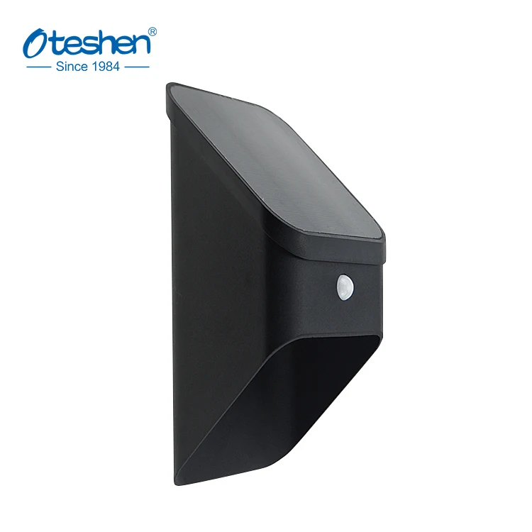 Factory Outdoor Waterproof Wall Lamp IP44 Solar Motion Sensor Wall Light Outside Led Solar Garden Light