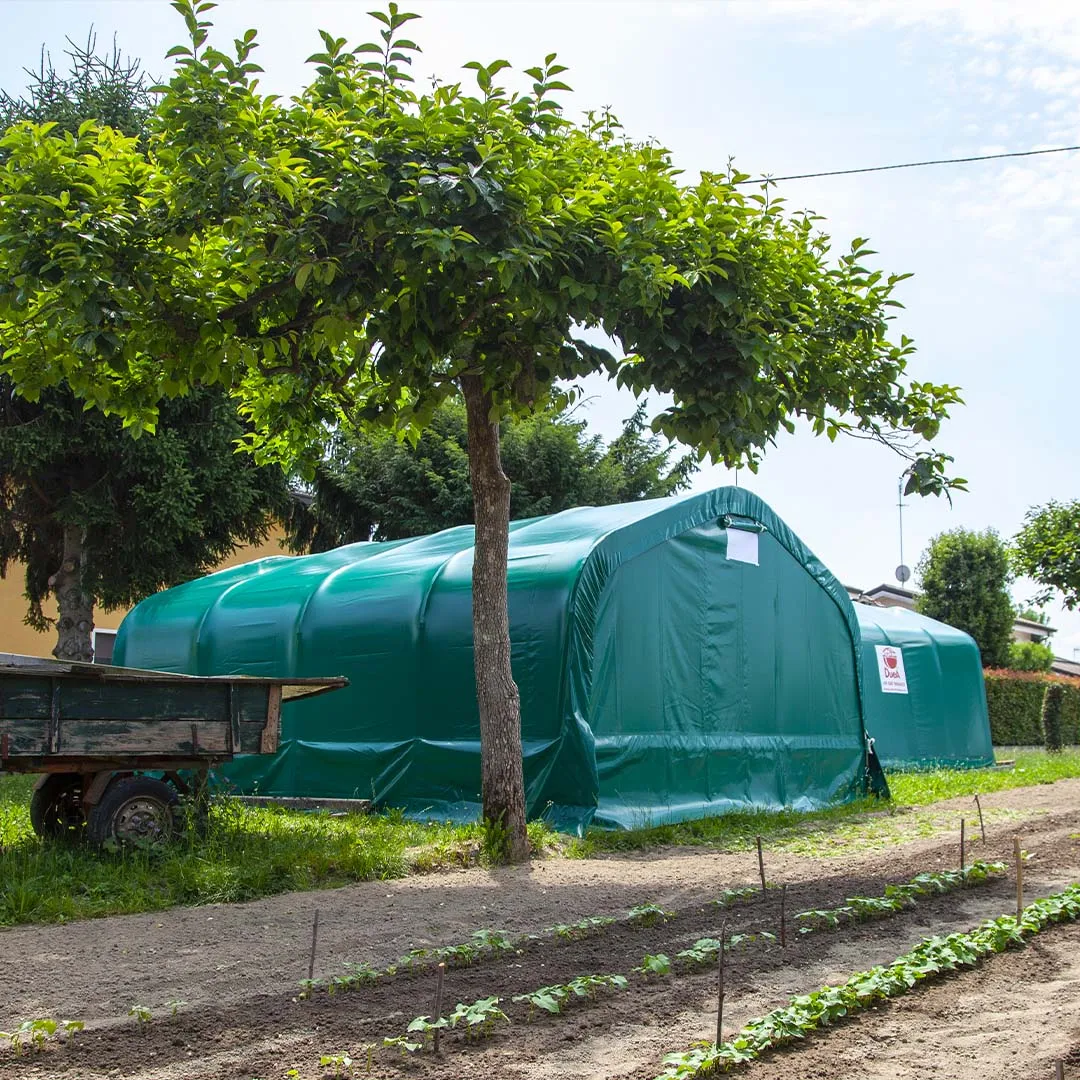 Top Quality Customizable Portable Galvanized Steel Steel Structure Dome Tent With Sliding Door For Sale
