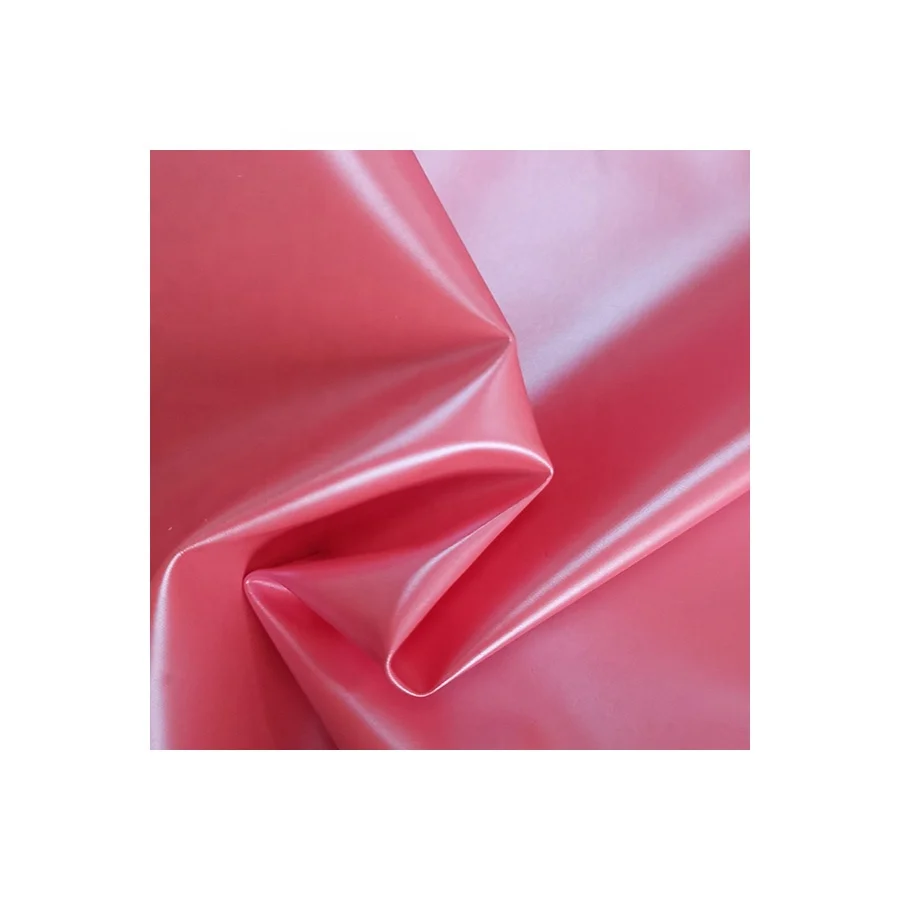 50d 100% Полиэстеровая эпонж полиуретановая пленка переносная ламинированная пухонепроницаемая ткань