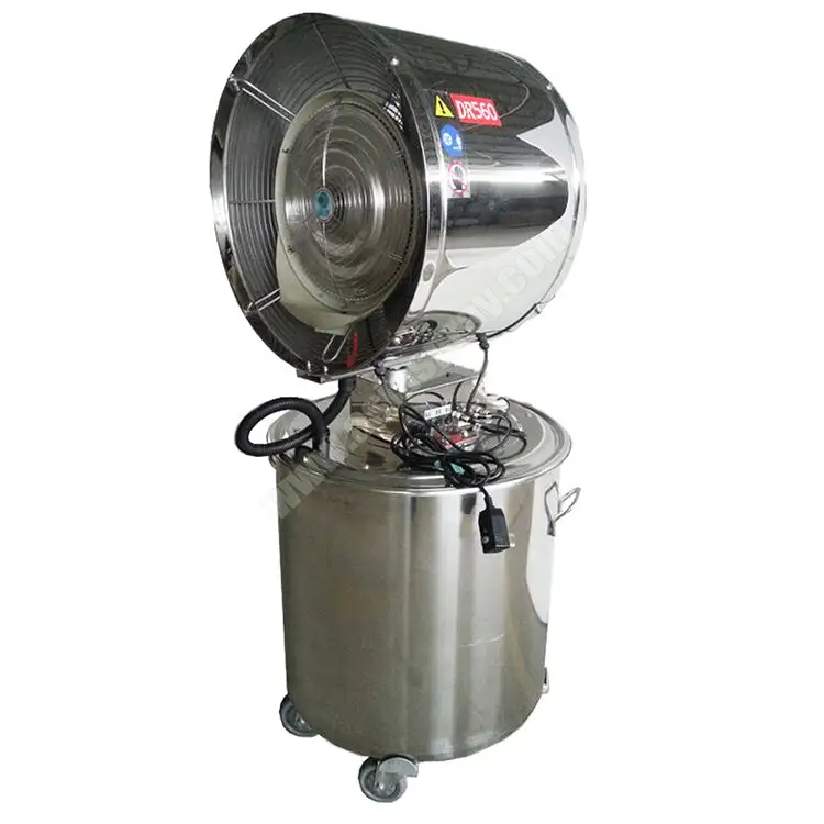 Suspension Ventilation fan Industrial centrifugal humidifier cooling mist fan for civil Summer cooling water spary bower