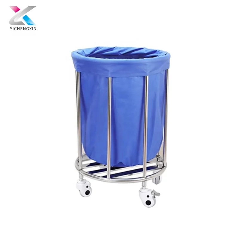 
Best sales stainless steel dirt cart hospital emergency cart 