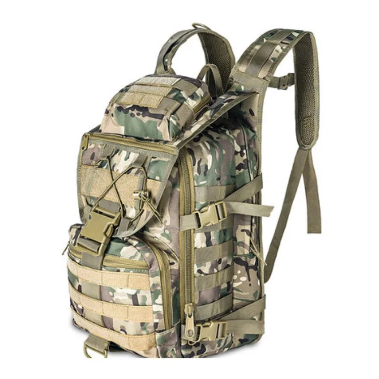 Hot Multi-Functional Outdoor Tactics Backpack Large Capacity Waterproof Hiking Backpack Python Pattern Camouflage Backpack