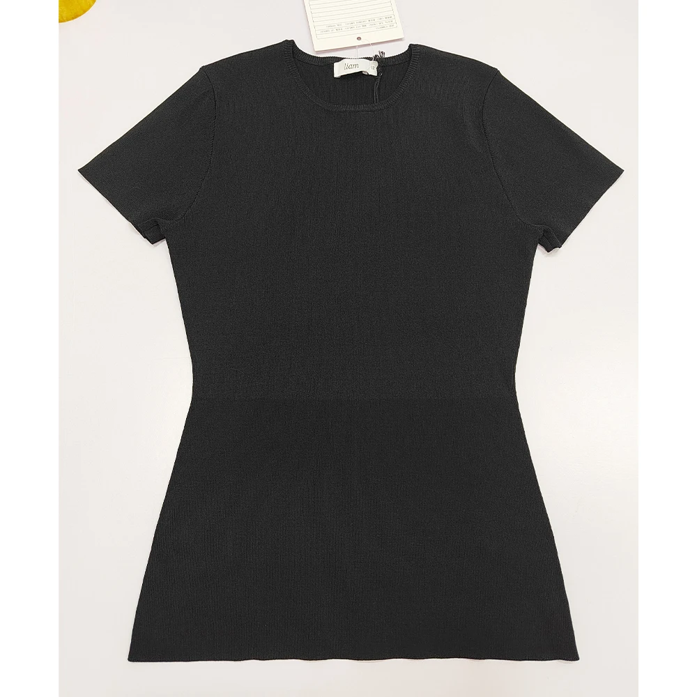 100% Merino Wool T Shirt Womens Base Layer Merino Wool Knit Shirt Lightweight Everyday Short Sleeve Breathable Soft Tees