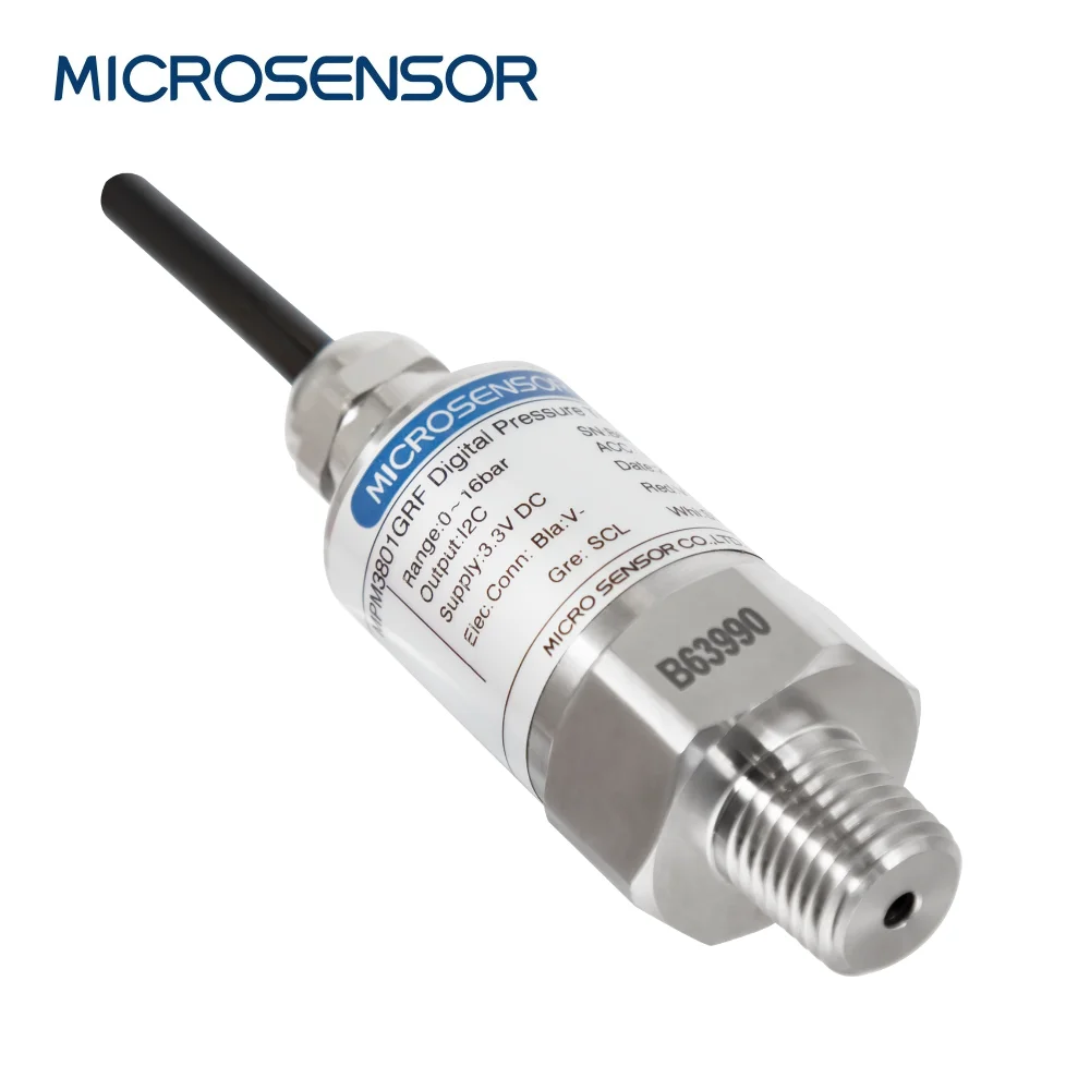 Microsensor MPM3801GRF Digital I2C Output Pressure Transmitter for Gas Pressure Measurement