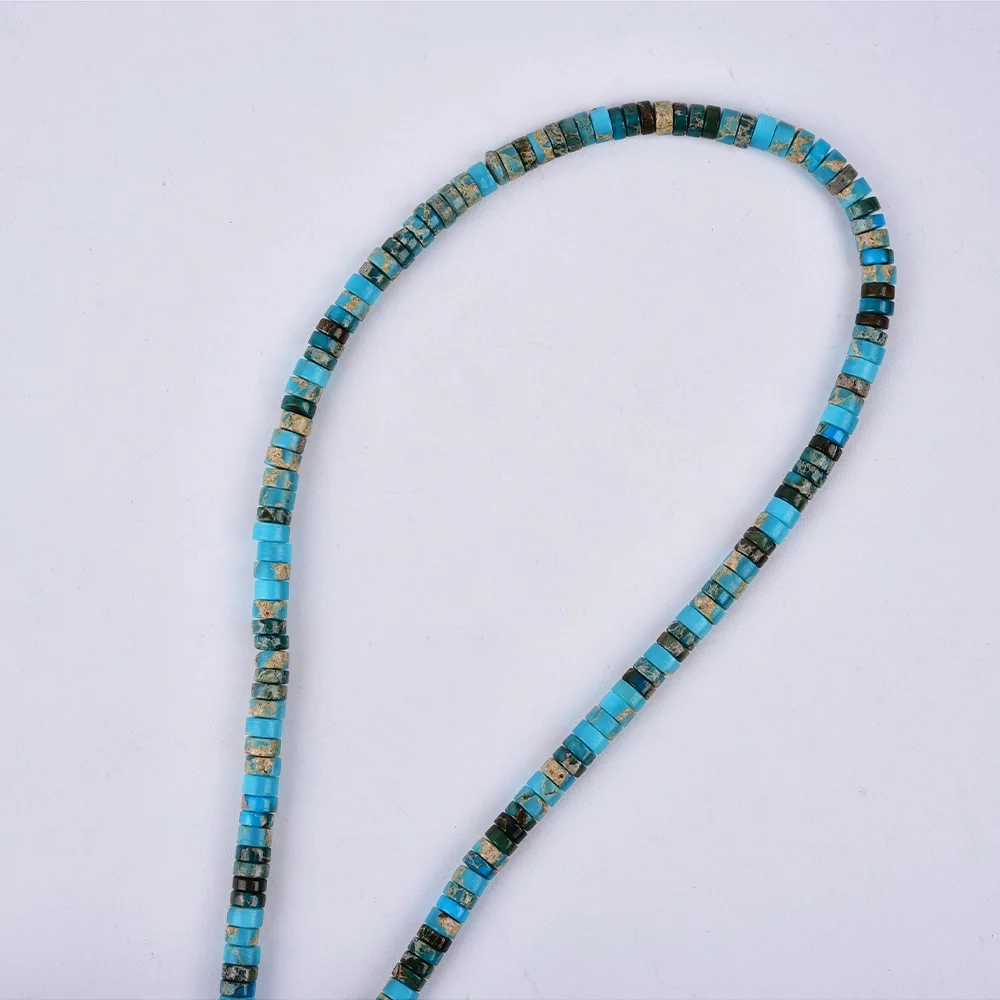 Wholesale 2x4mm Imperial Jasper High Quality heishi Disc Spacer Loose Beads for Jewelry Making
