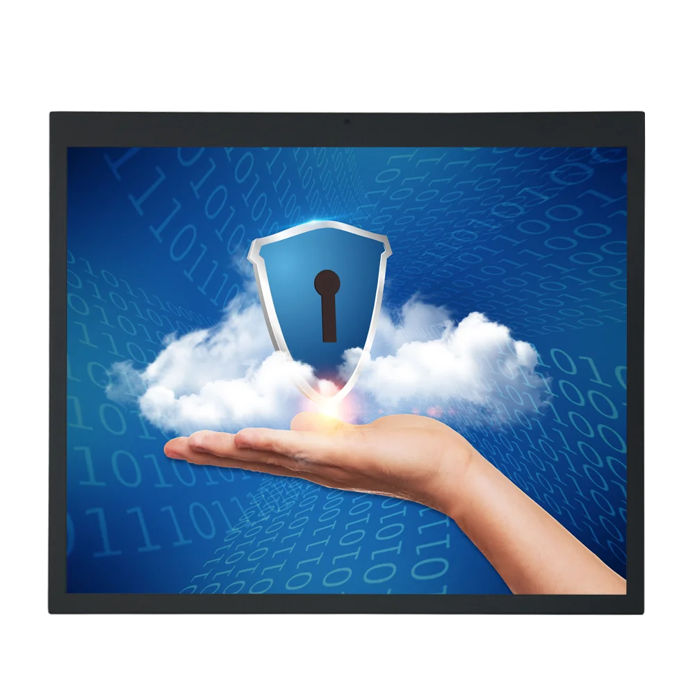 Aluminum Case 19 Inch Industrial Open Frame Resistive Touch Panel All In One Touchscreen PC