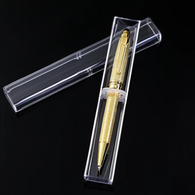 wholesale price school pencil case transparent pen box single gift promotion beautiful  plastic pen box with custom