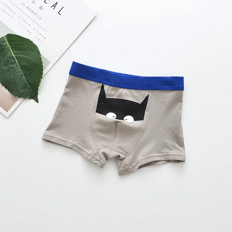 Качественное хлопковое детское нижнее белье, комплект из 5 предметов с милым супергероем, детское нижнее белье для мальчиков