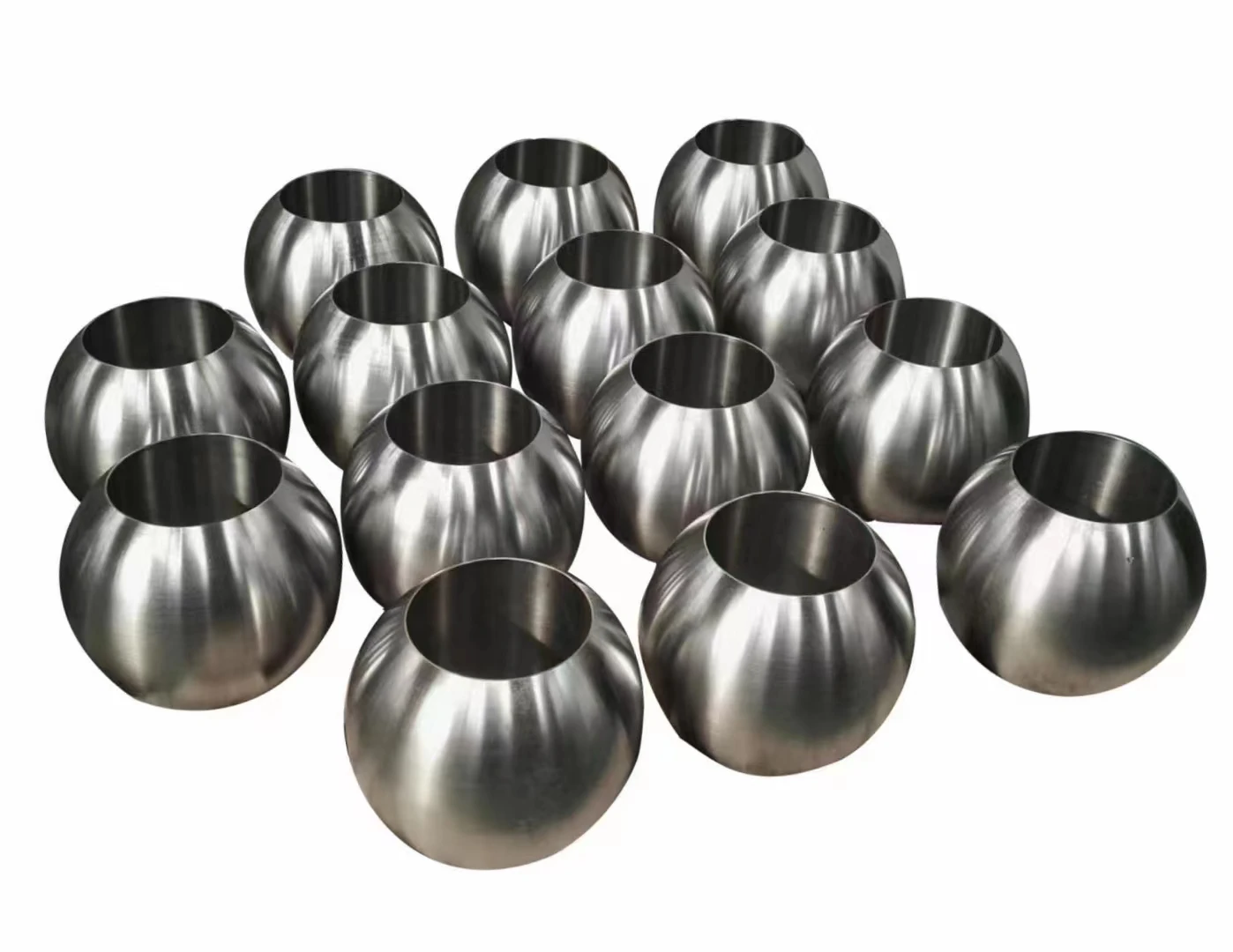 Factory direct non-standard switch ball core special-shaped titanium two-way three-way ball valve ball customized