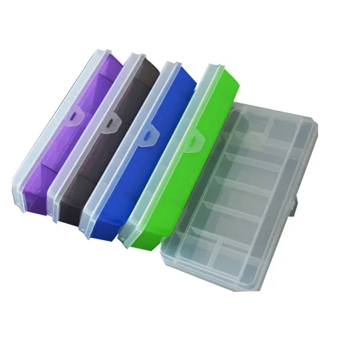 Двухслойный Прозрачный жесткий пластиковый ящик для рыболовных снастей