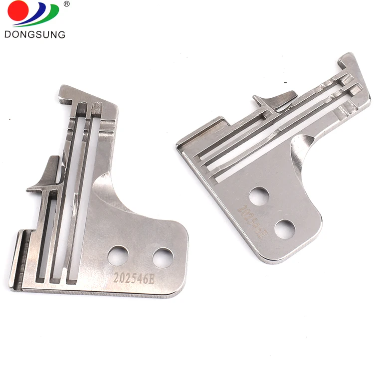 High quality Dongsung brand sewing machine parts needle plate for Pegasus M700 overlock sewing machine 202546E