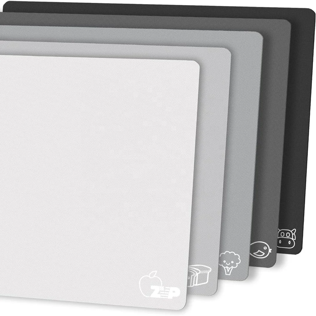 Пластиковые кухонные коврики-4, пищевая Нескользящая, разделочная доска для кухни пластиковая разделочная доска