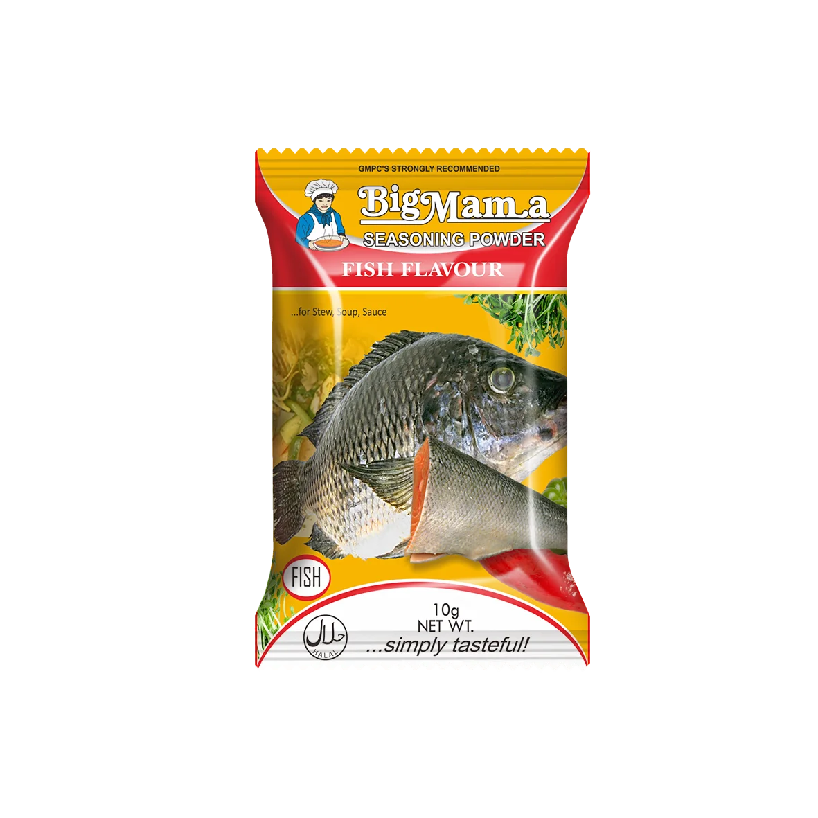 HALAL 100g/x62sachets/ctn fish seasoning powder OEM wholesale