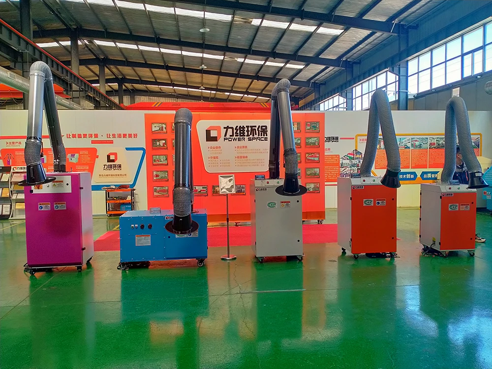 Wholesale drill dust catcher stone dust collector machine for sale with double arms