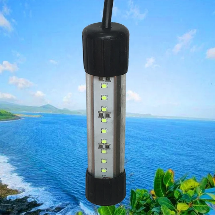 IP68 мощный DC12V Светодиодный фонарь для рыбалки ночное освещение лампа кальмара