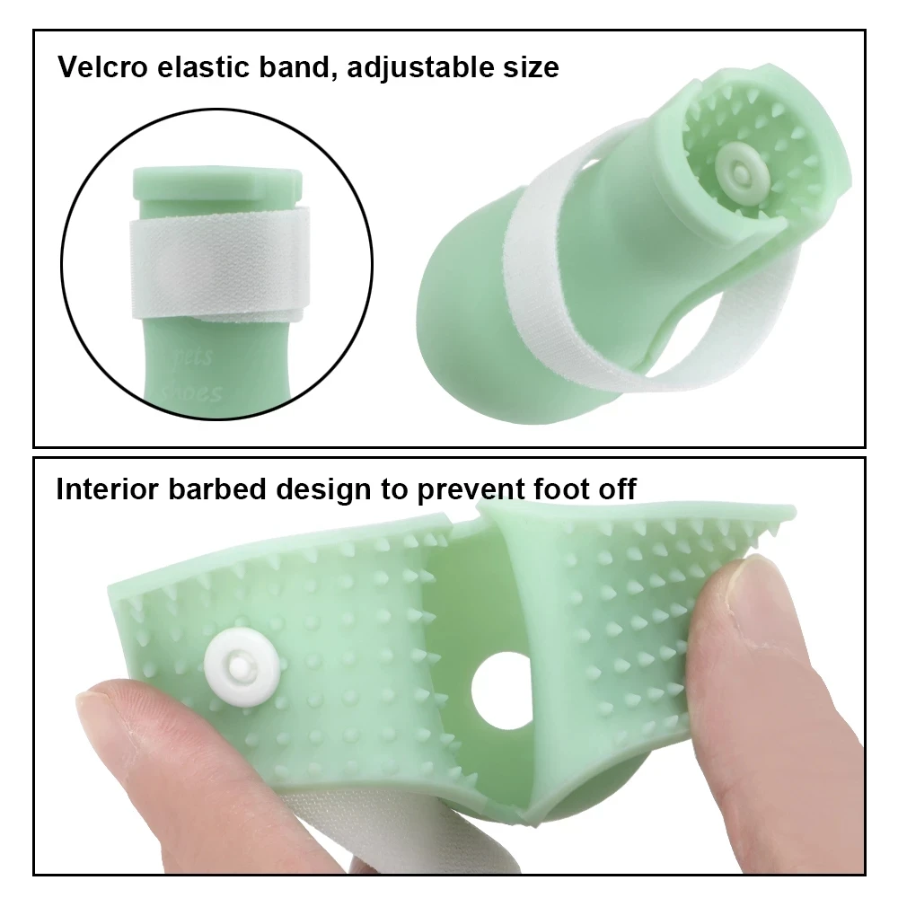 Manufacturer Anti-biting Bath Washing Cat Claw Cover Cut Nails Foot Cover Pet Paw Protector pet supplies for Cat Shoes
