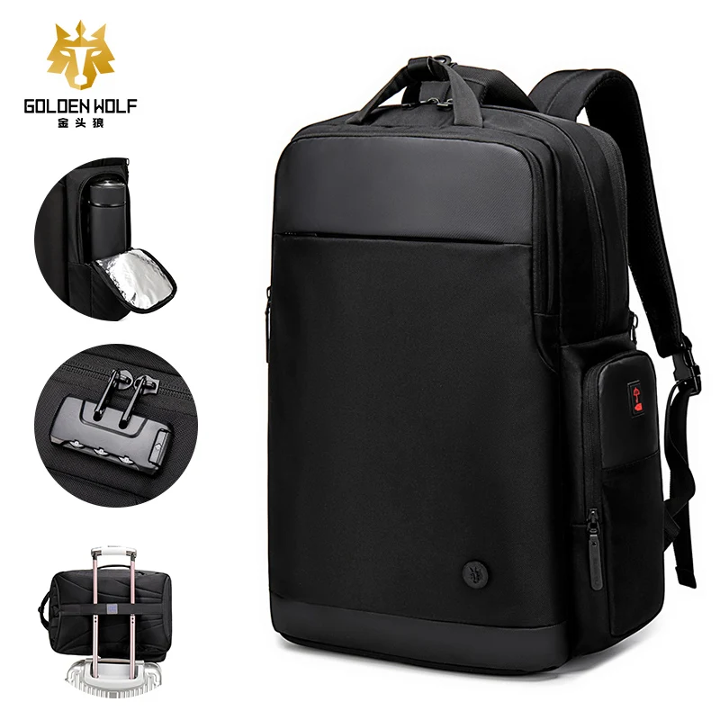 Custom  Anti Theft Lock USB Backpack Laptop Bags Large  Business Waterproof Wholesale Backpack OEM sac a dos mochilas antirrobo