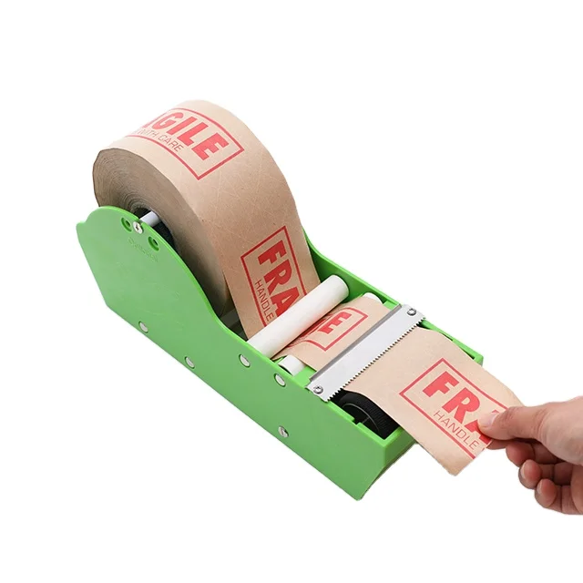 Factory Price Green Manual Water Activate Gummed Kraft Paper Tape Dispenser