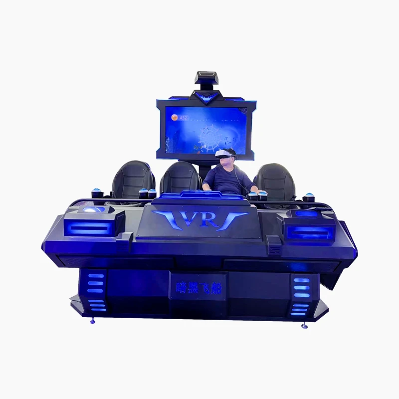 amusement park products realidad virtual motion 3d 4d 9d  cinema 4 seat  arcade vr simulated game machine