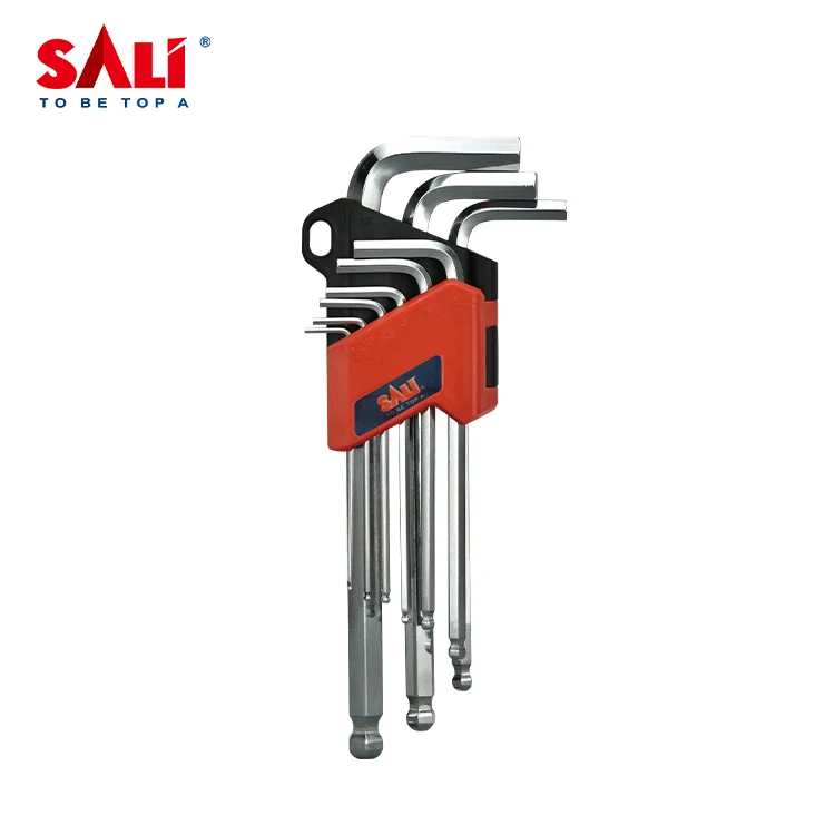 SALI Wholesale 9pcs Ball End Hex Key Set Allen Wrench Set