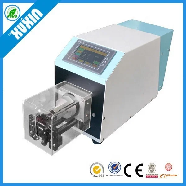 RG6/RG12 Coaxial cable cutting& stripping machine ; High Quality Semi-automatic coaxial wire stripper