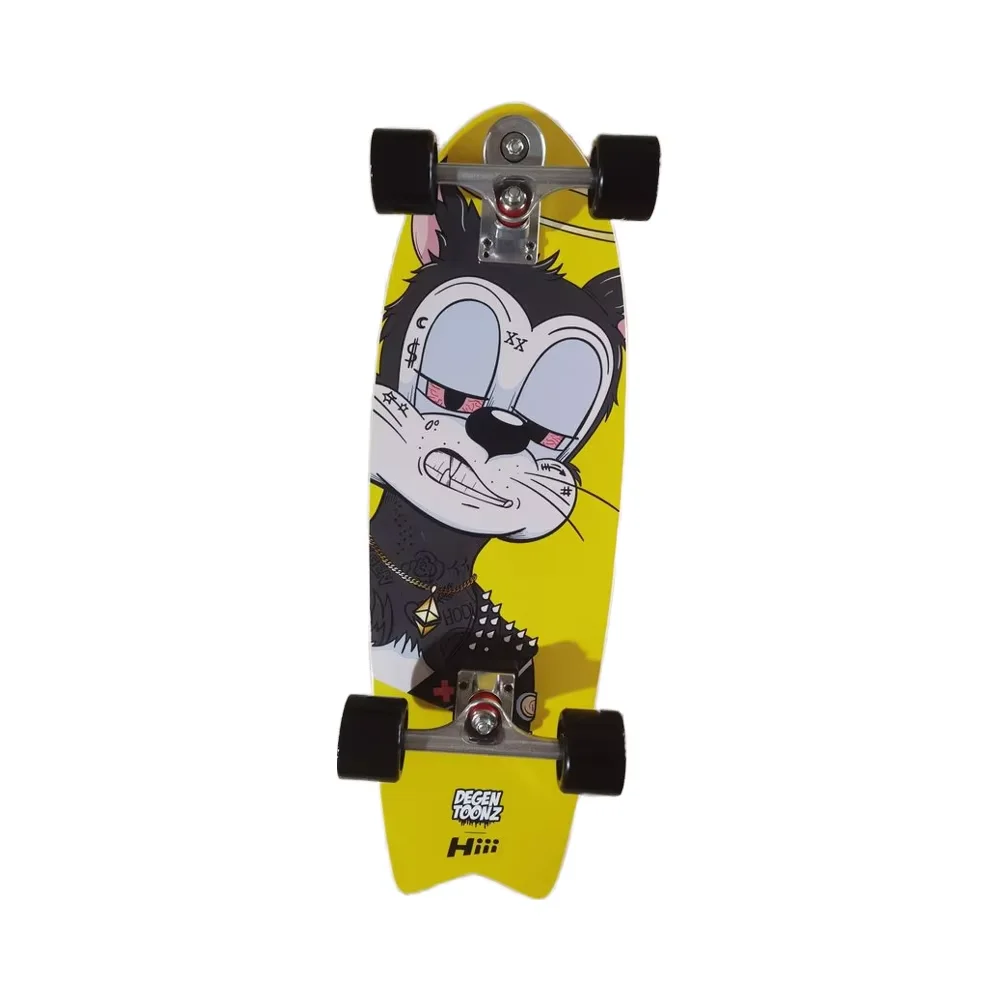 Professional Double-Cocking Four-Wheeled Skateboards Children All-Round Board with PU Wheels for Teens