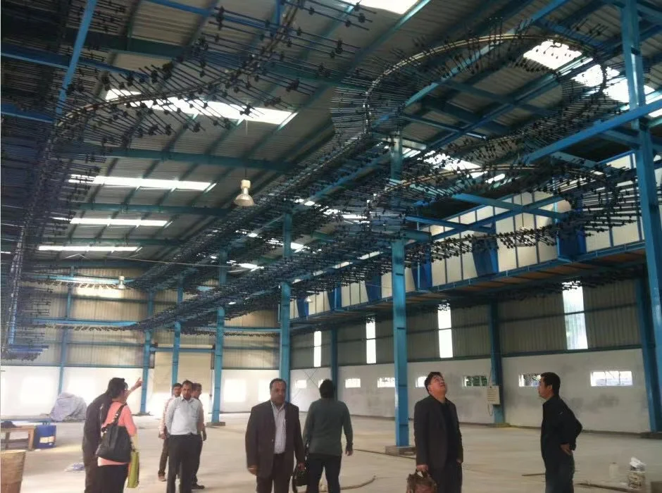 hang conveyor for beam house conveyor line  with tunnel dryer for leather machine