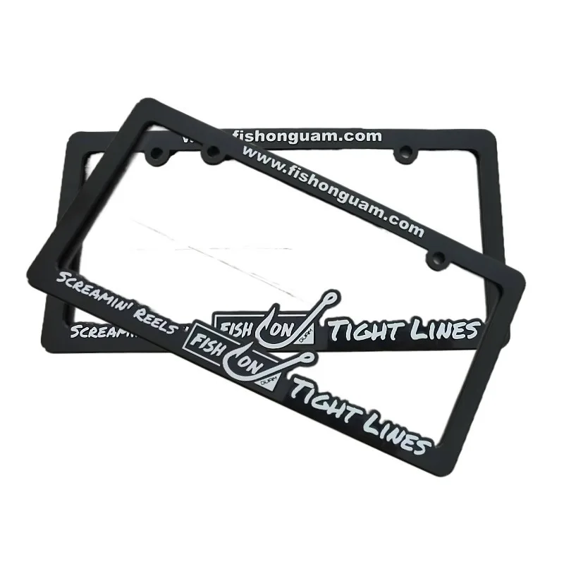 US Custom Logo Plastic License Plate Frame Car Licence Plate Frame Custom Blank License Plate Cover