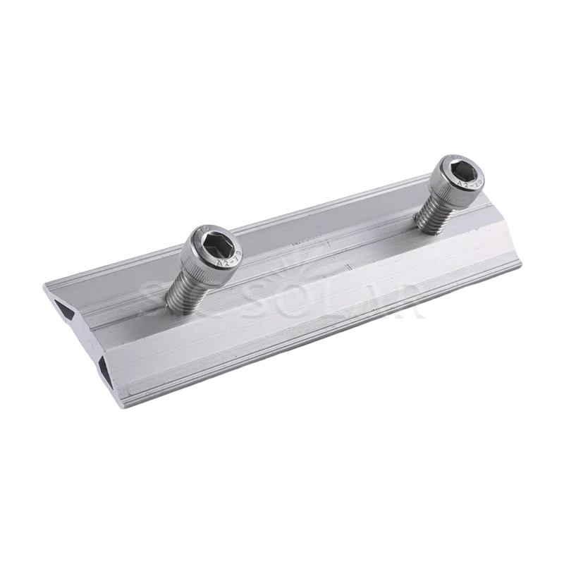 High Quality Solar Panel Structure Roof Components Solar Mounting System Aluminum Rail Connector