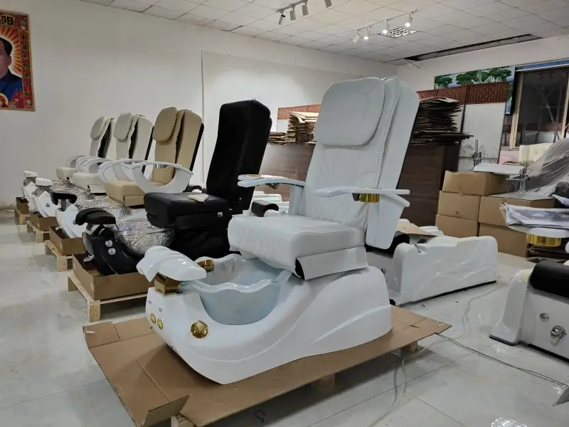 luxury professional foot spa tech manicure chair electric massage black pedicure chair oem logo and color for beauty shop