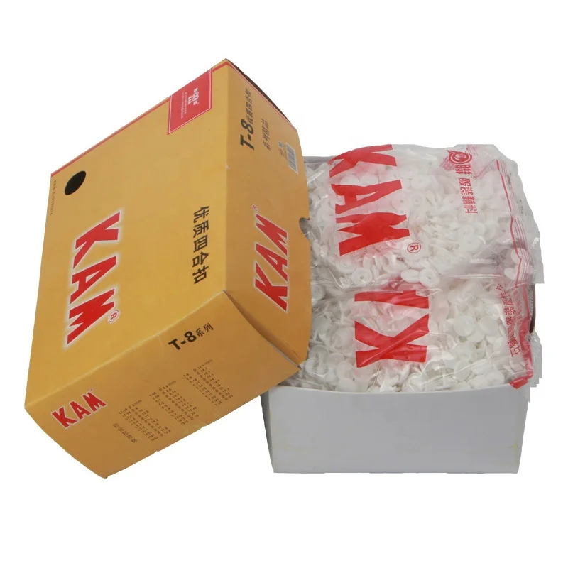 Factory Price Hotsale 60 Colors High Quality POM T3 T5 Size 20 Plastic Snaps Buttons