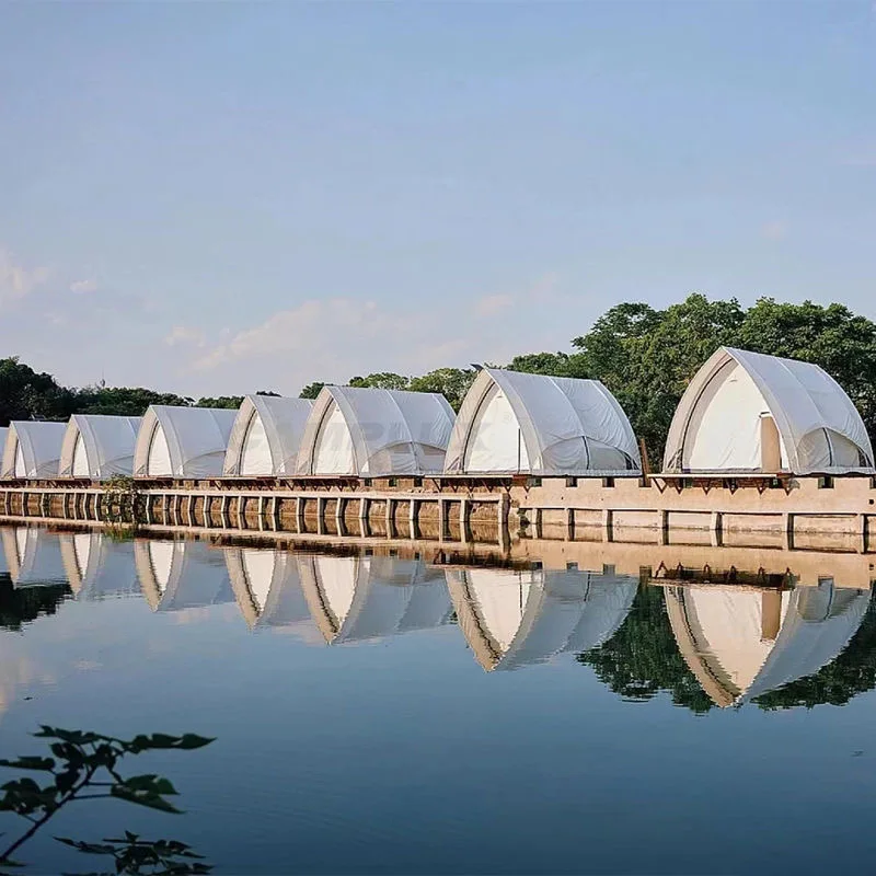 Luxury Large Bell Tents Outdoor Large Glamping Luxury Hotel Project Resort Camp Tent Beach Tent