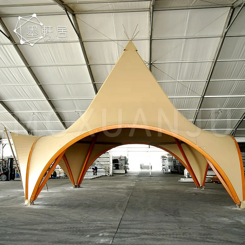 Outdoor Pyramid Teepee Tipi Indian Yurt Glamping Wedding Party Tent for Sale