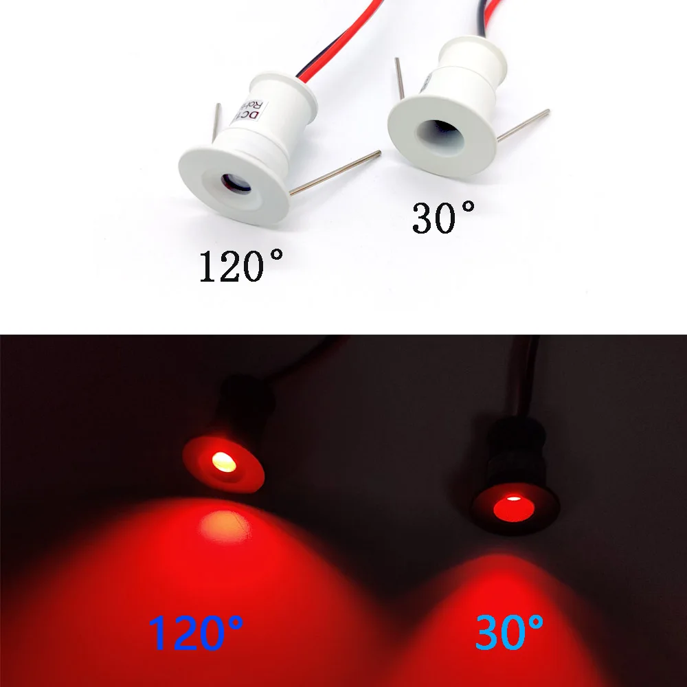 Indoor Spot Light 1W Mini Led Downlight DC 3V 12V CCT White Ceiling Light Small Showcase Cabinet Light