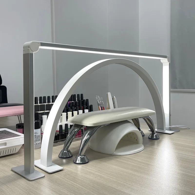 Nail lighting table lamp foldable desktop cold light fill light large-size beauty embroidery lamp