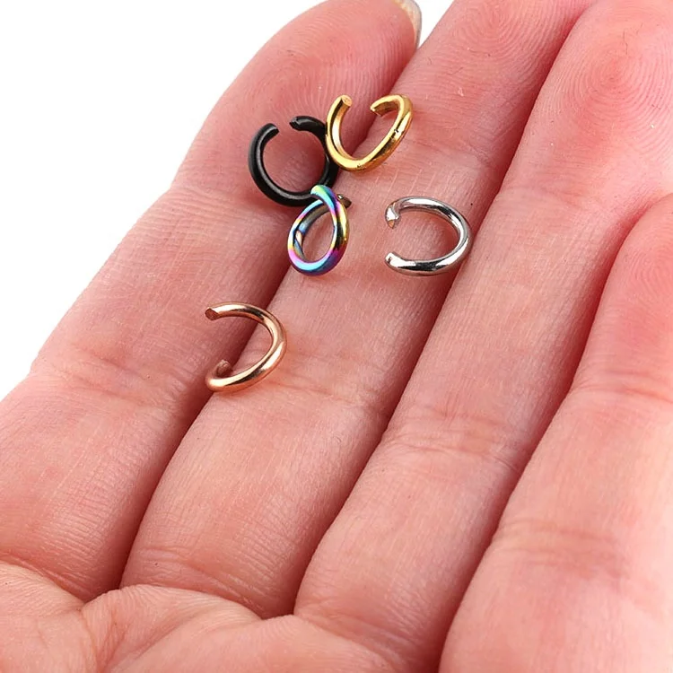 Stainless Steel Jump Rings No Tarnish DIY Jewelry Components & Findings 5mm -10mm Split