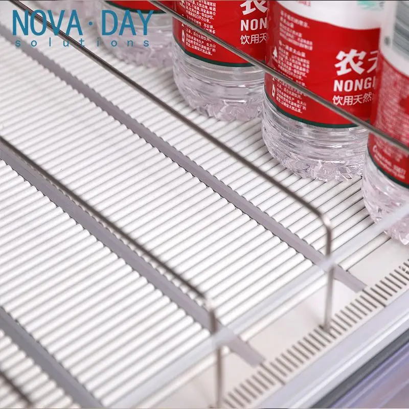 Hot Sale Cooler Beverage Glides Display System Flexible Gravity Feed Roller board Shelf Track System For Supermarket