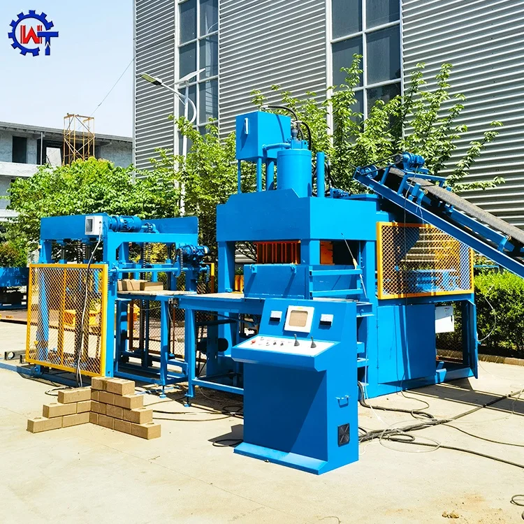 HBY10-10 Interlocking Brick Machine Making Clay Manual Eco Clay Brick Machine In Africa