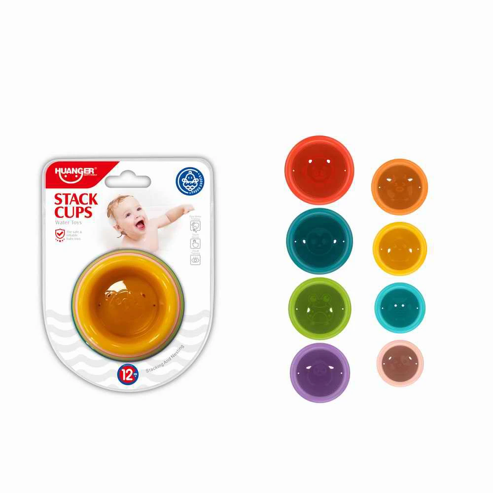 Wholesale Water Shower bathroom baby Building stack up cup toys