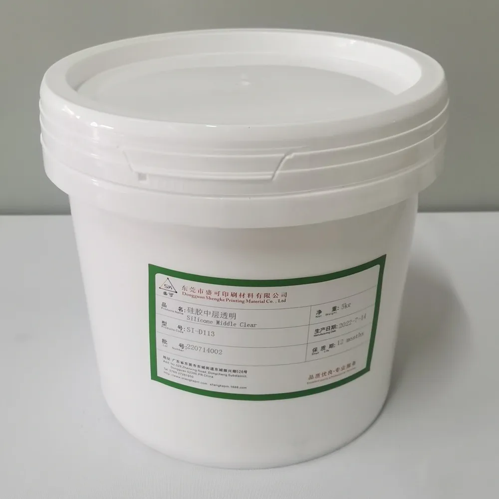 Fast Shipping Clear Screen Print Ink Material Press Silicone Heat Transfer