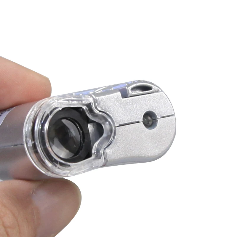 NO.9595 60X Portable Mini microscope with LED for Cash Jewelry Detection