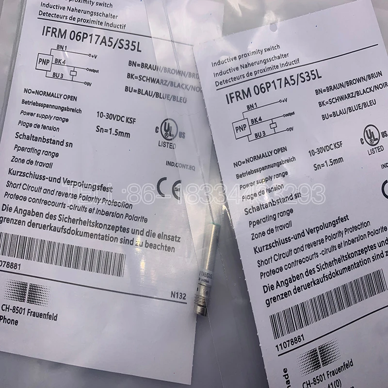 100% new original Proximity switch sensor IFRM 12P1704/S14L IFRM 12P3701/S14L one year warranty