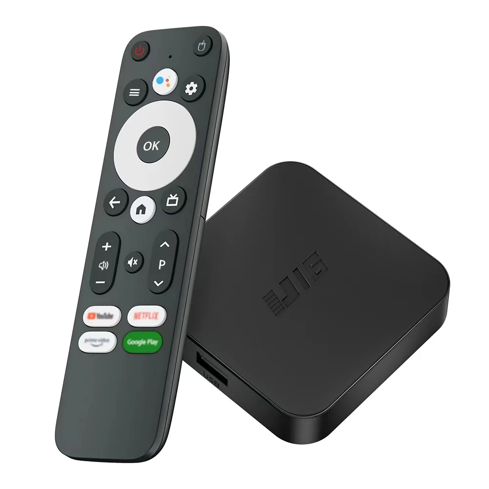 Cheapest price 4K HDR Android TV Remote Streaming Media Player with Goo-gle Assistant set-up tv box