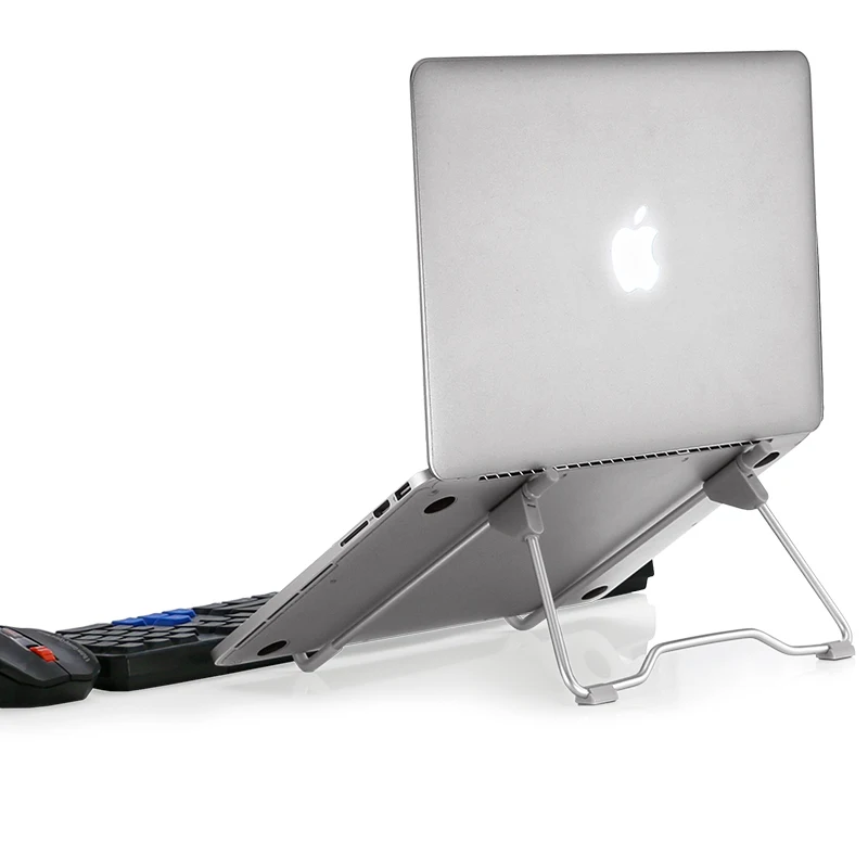 light weight folding design aluminum laptop holder good for heat dissipation