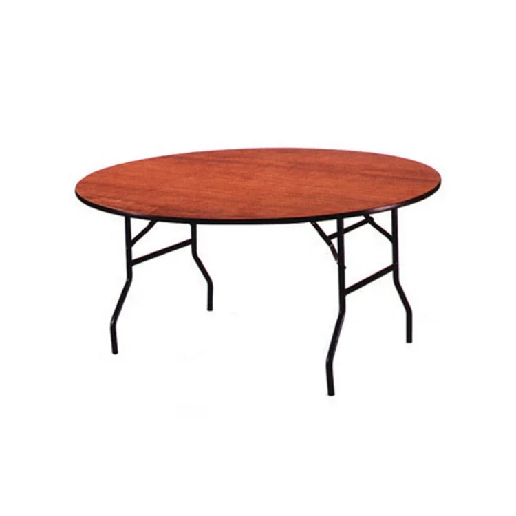 Wedding 10 people seater round folding dining banquet table