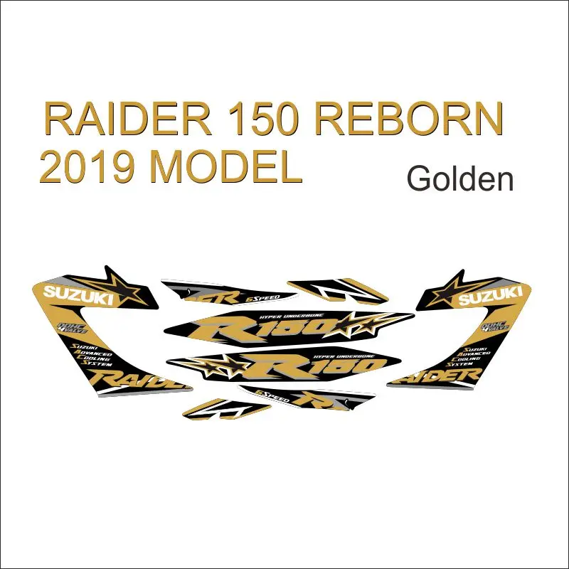 Для suzuki raider 150 реборн дизайн полный корпус Декор наклейка оптовая продажа пользовательские мотоциклетные