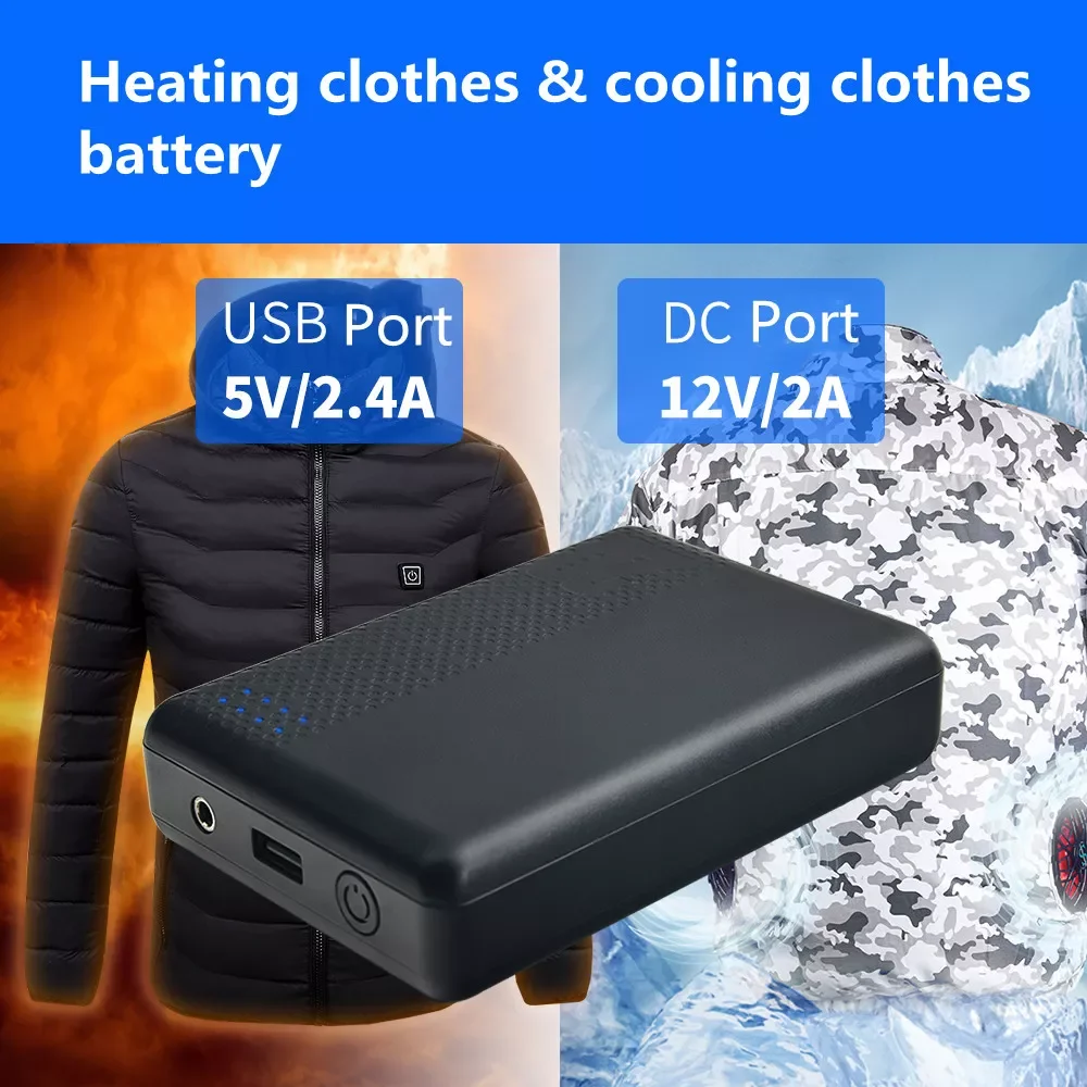 portable  summer oem fan cooling jacket 12V rechargeable battery 5000mah working air conditioner clothes