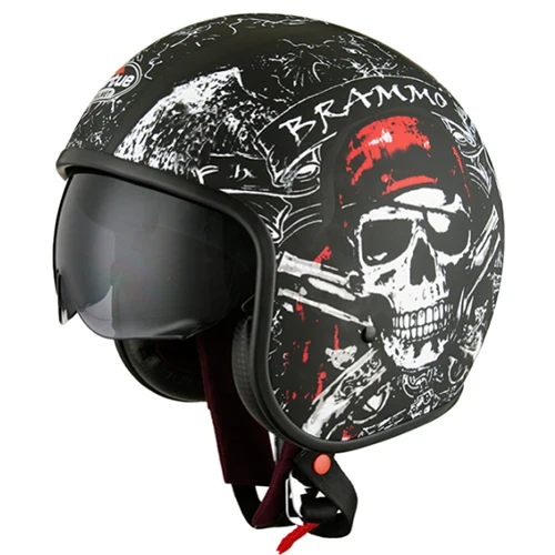 
China casco para moto factory making 2020 personality skull monster motorcycle helmet open face 