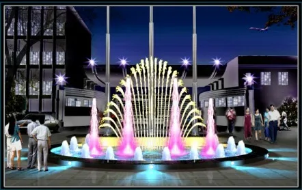 Professional Chinese Water Fountains Manufacturer Provide Chinese Modern Musical Dancing Water Fountains For Outdoor Decoration